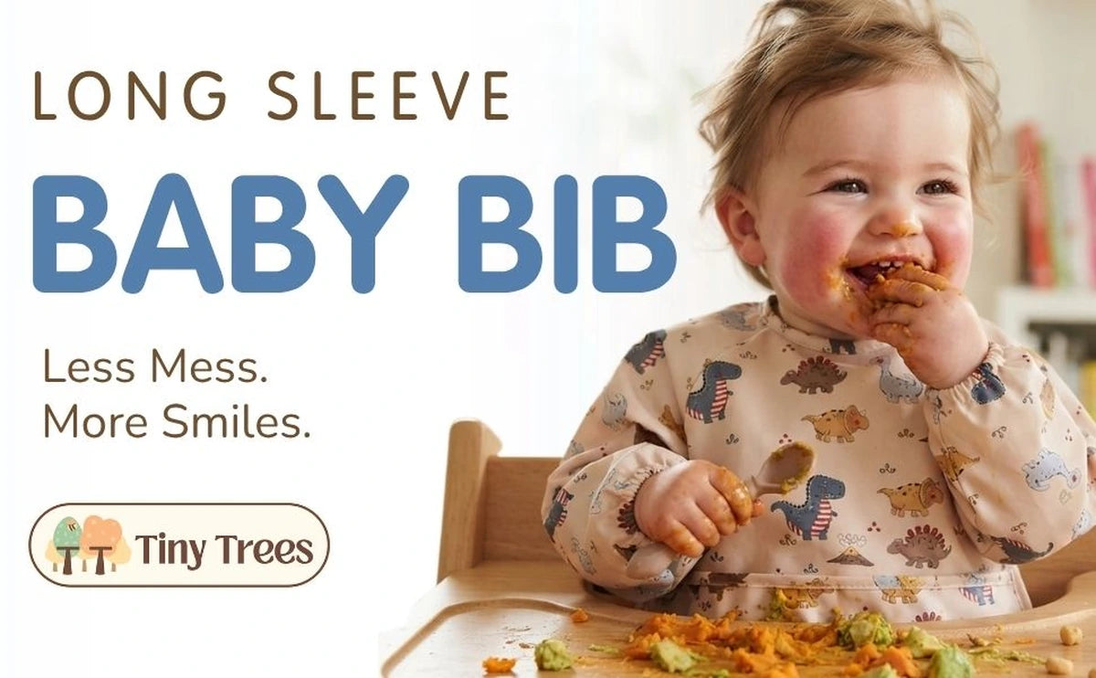 Long Sleeve Bib - Dino