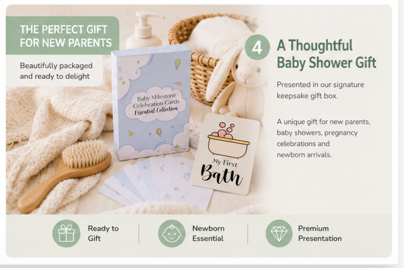 Essential Baby Milestone Cards