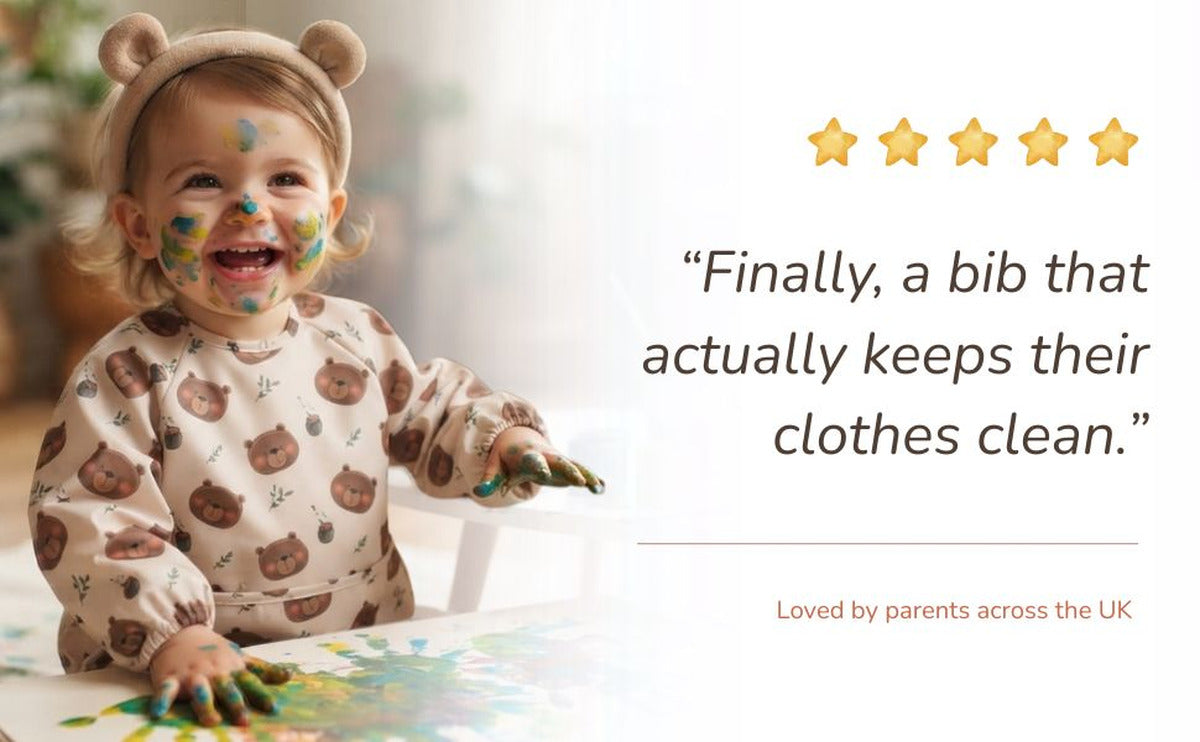 Long Sleeve Bib - Teddy