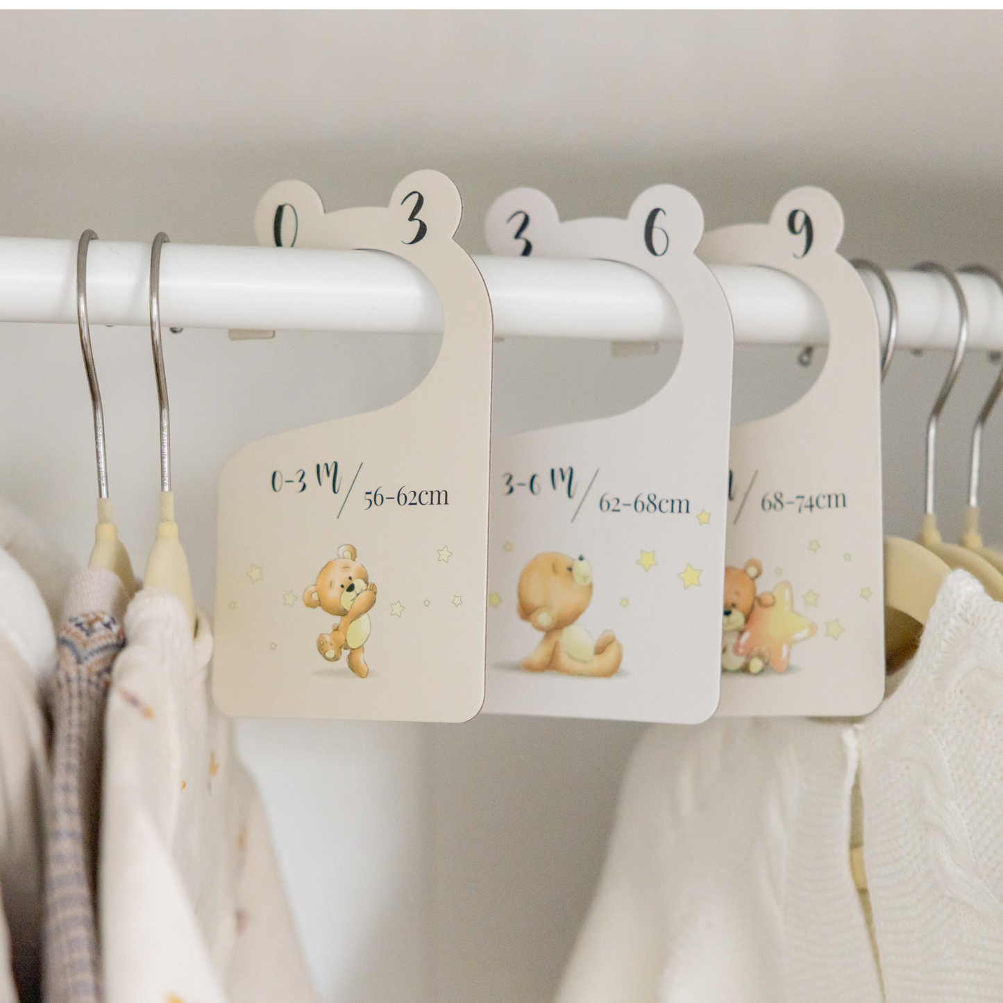 Baby Closet Dividers - Teddy Edition