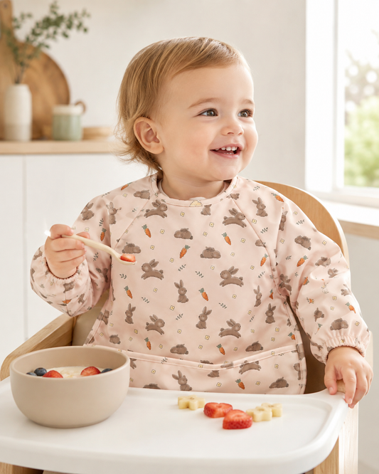 Long Sleeve Bib - Bunny