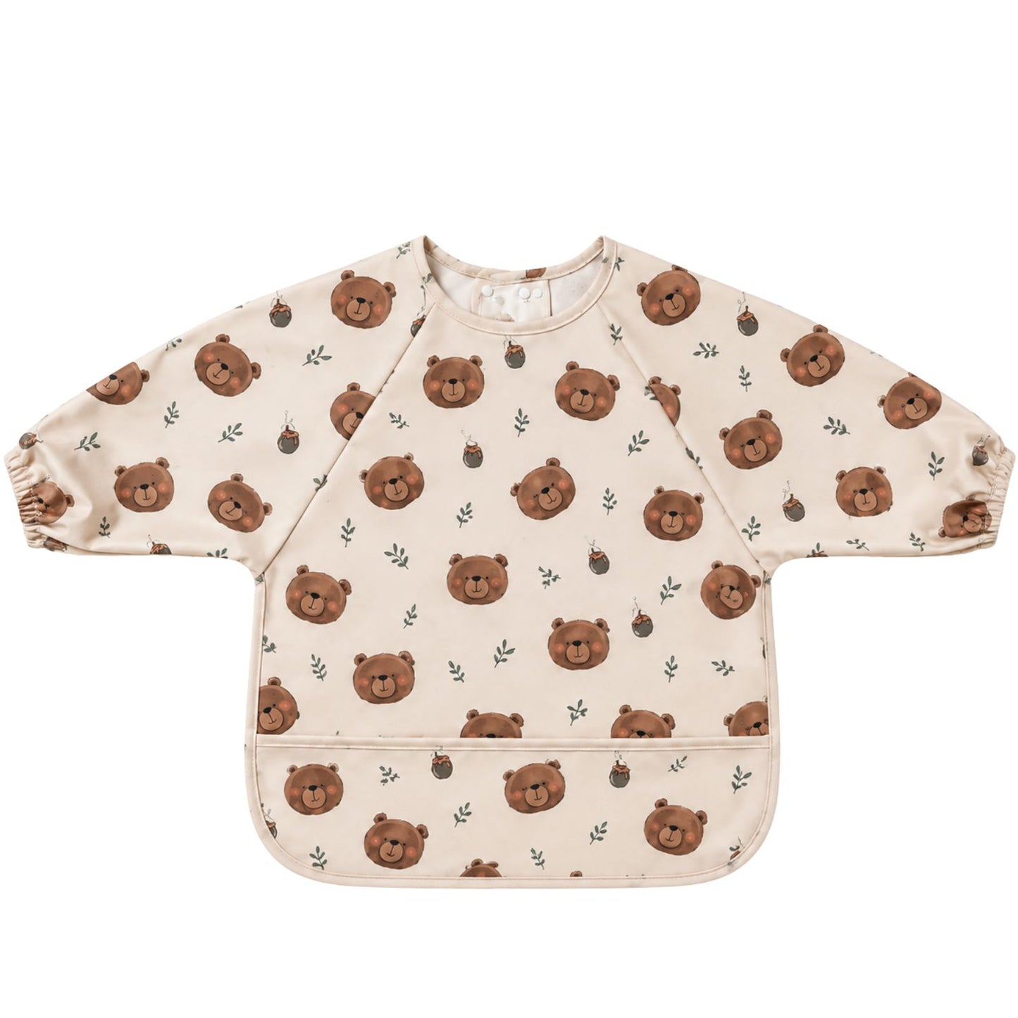 Long Sleeve Bib - Teddy
